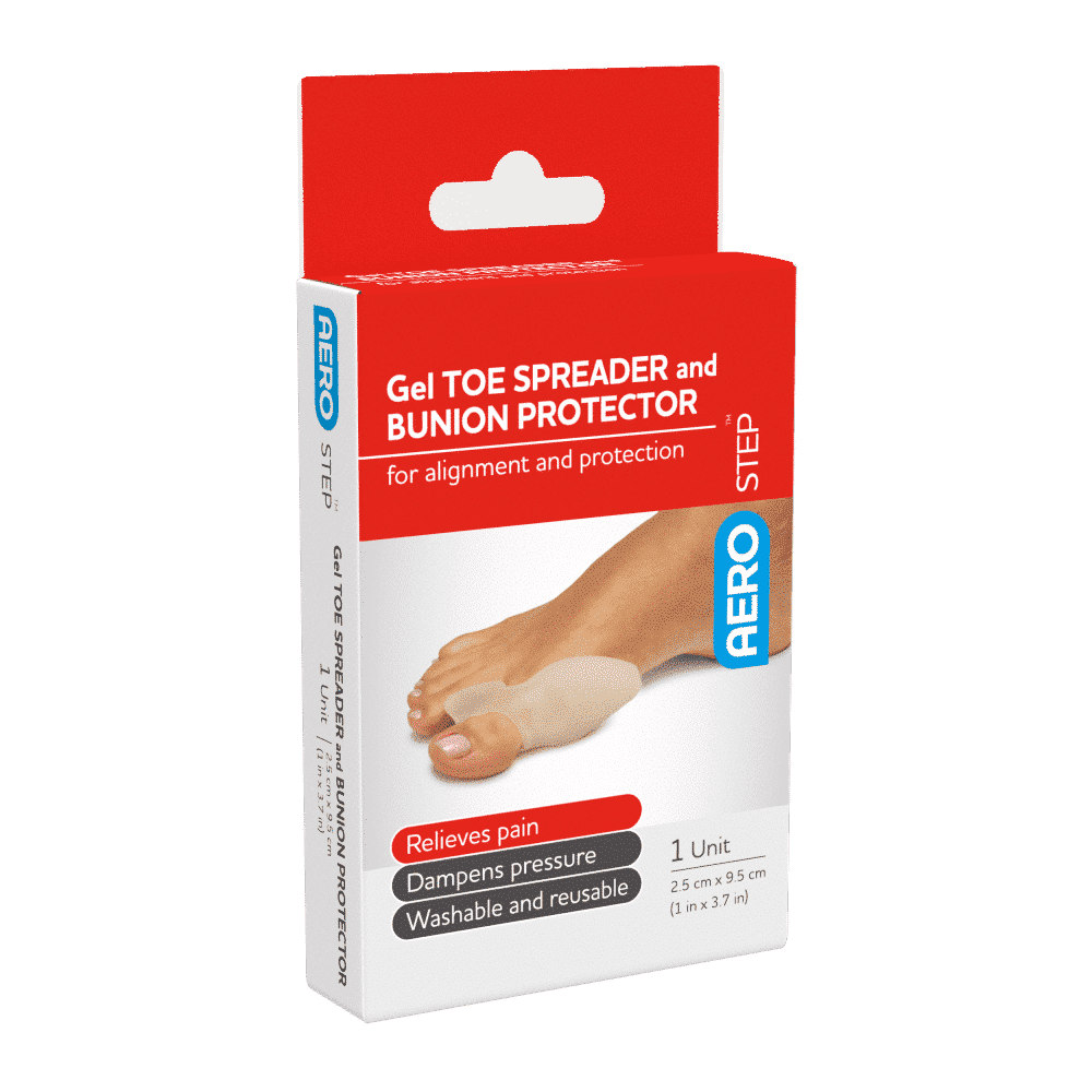 AEROSTEP Gel Toe Spreader and Bunion Protector 1pk