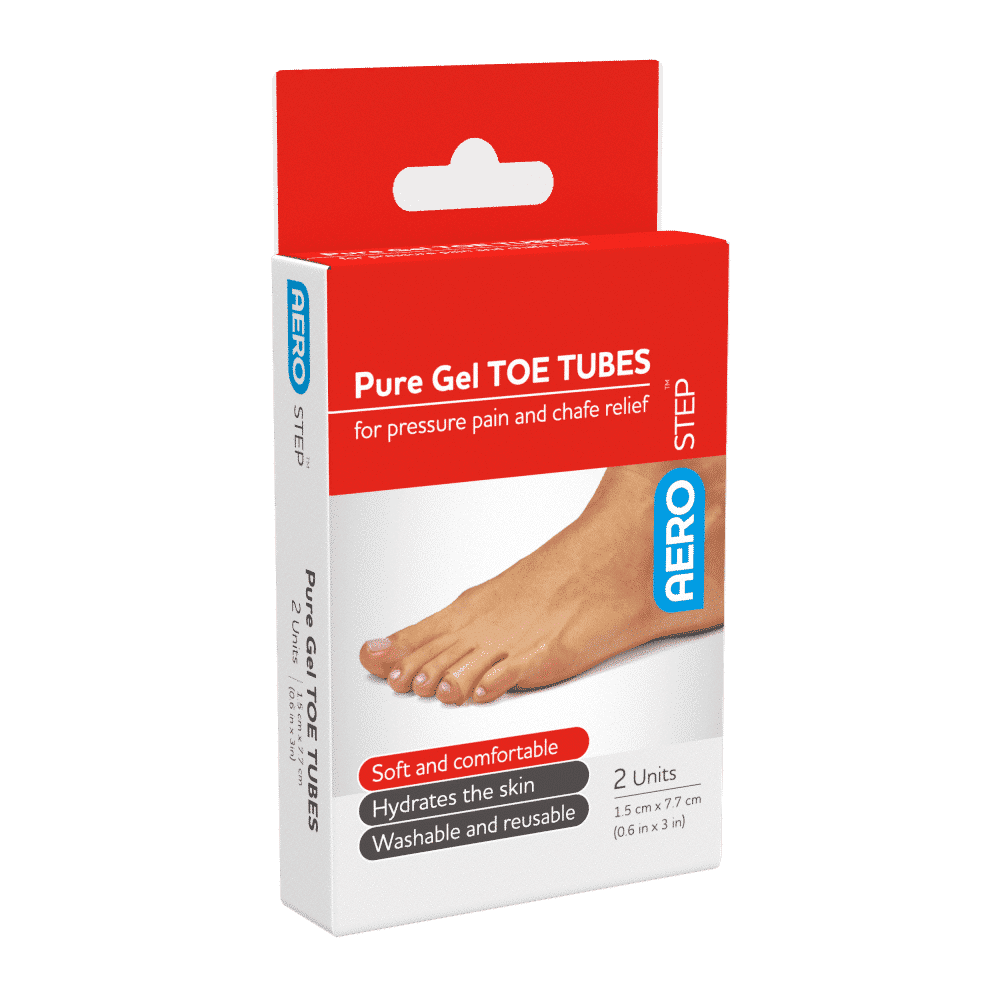 AEROSTEP Pure Gel Toe Tube 2pk