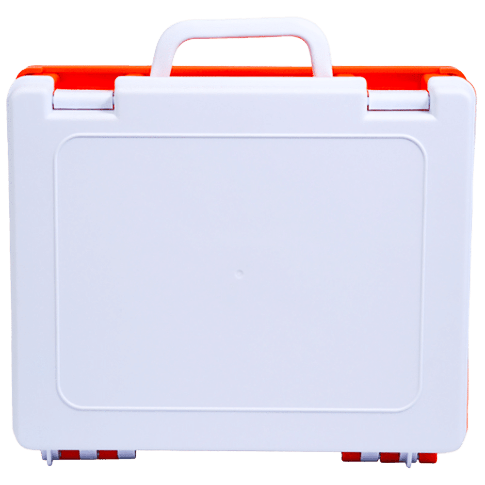 AEROCASE Medium White and Orange Rugged Case 27.5 x 23.5 x 9cm (for AFAK4C)