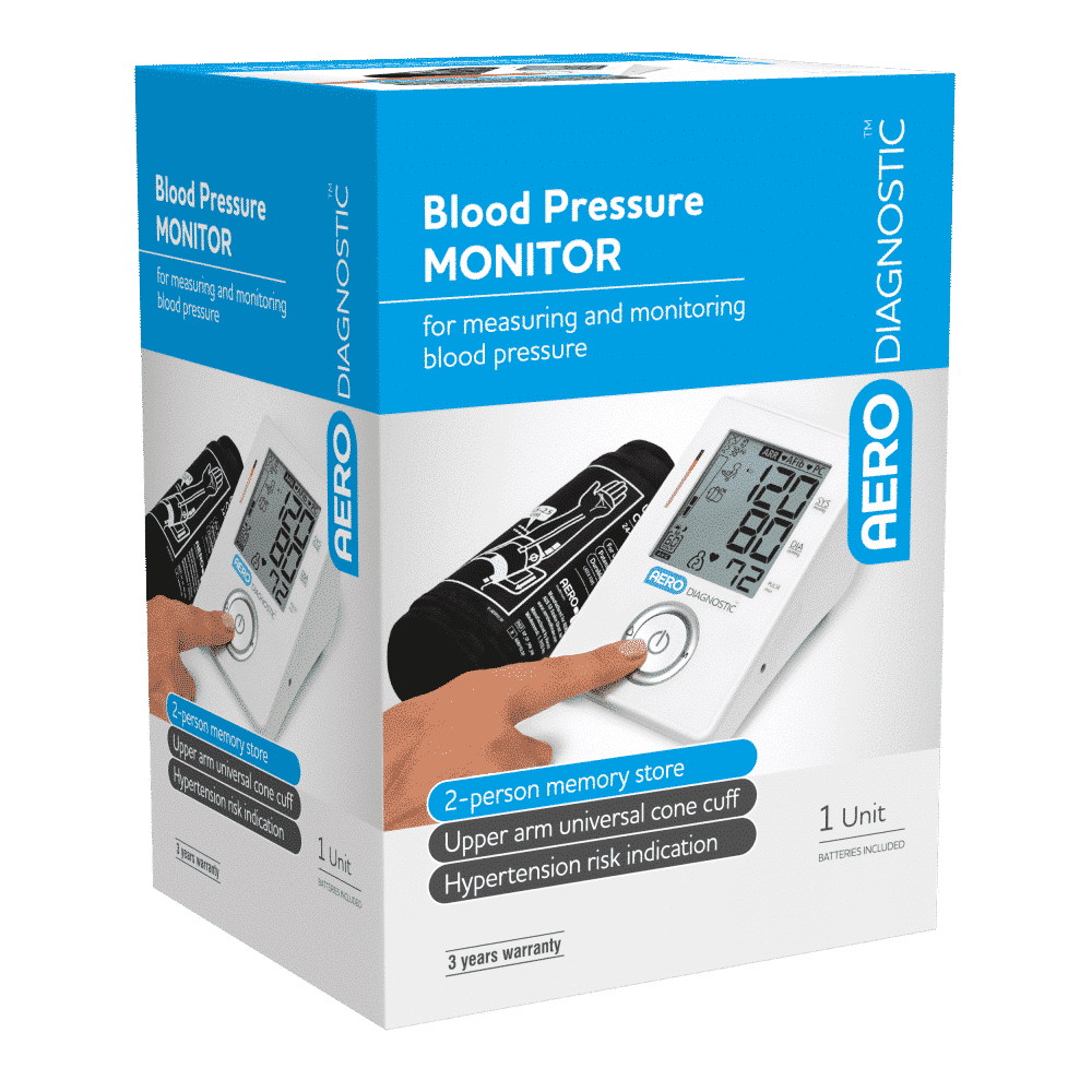 AERODIAGNOSTIC Automatic Upper Arm Blood Pressure Monitor