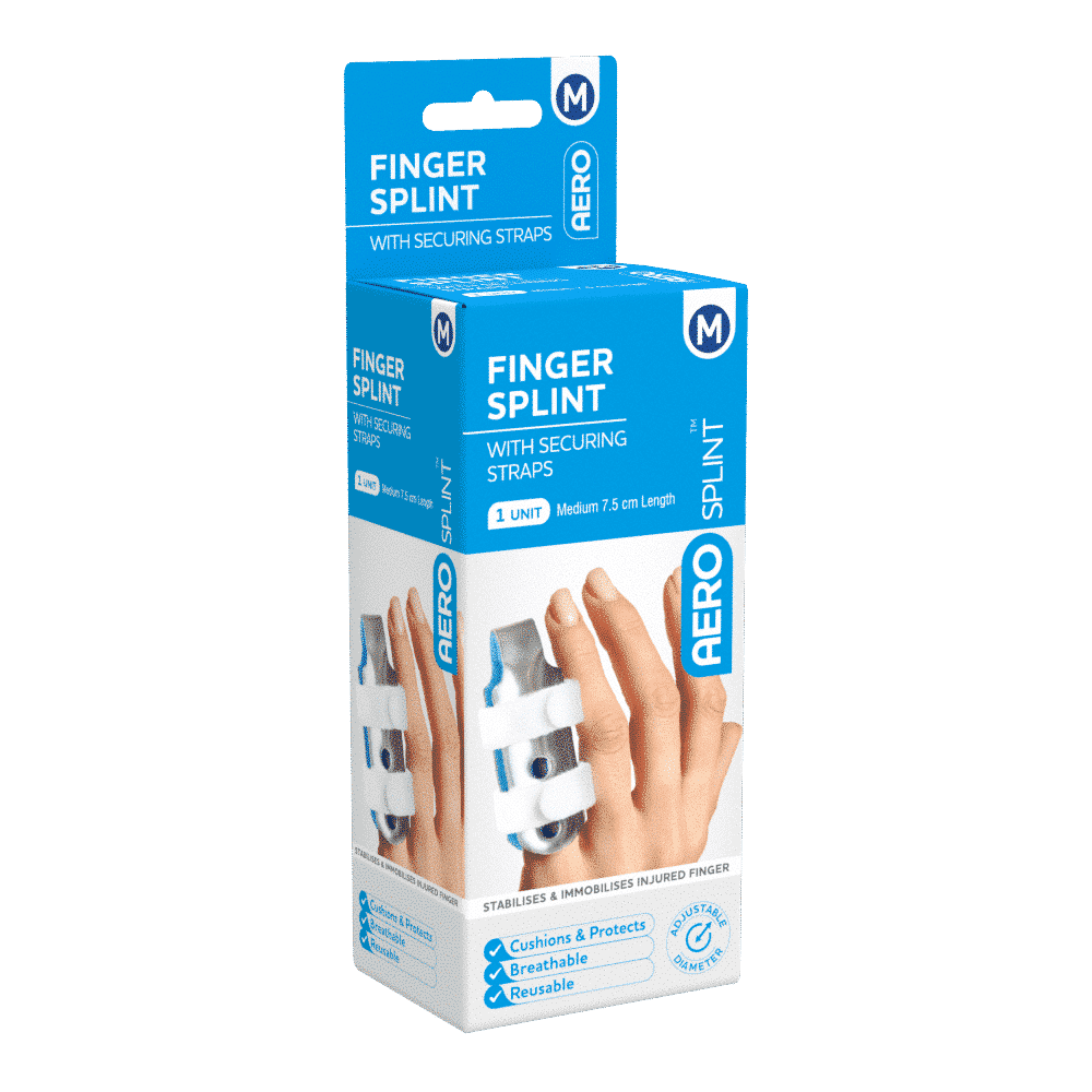 AEROSPLINT Finger Splint (Medium) 7.5 x 3.5 x 3.5cm