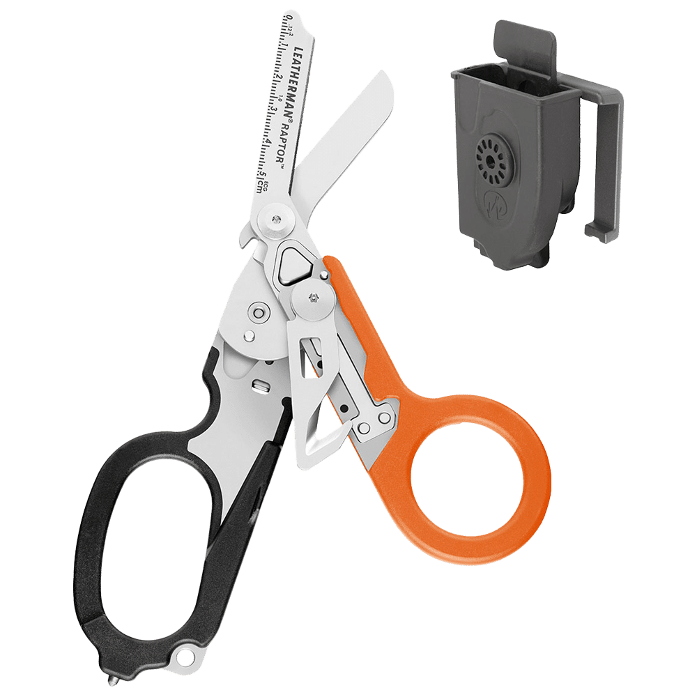 Raptor Rescue Folding Medical Shears - Orange