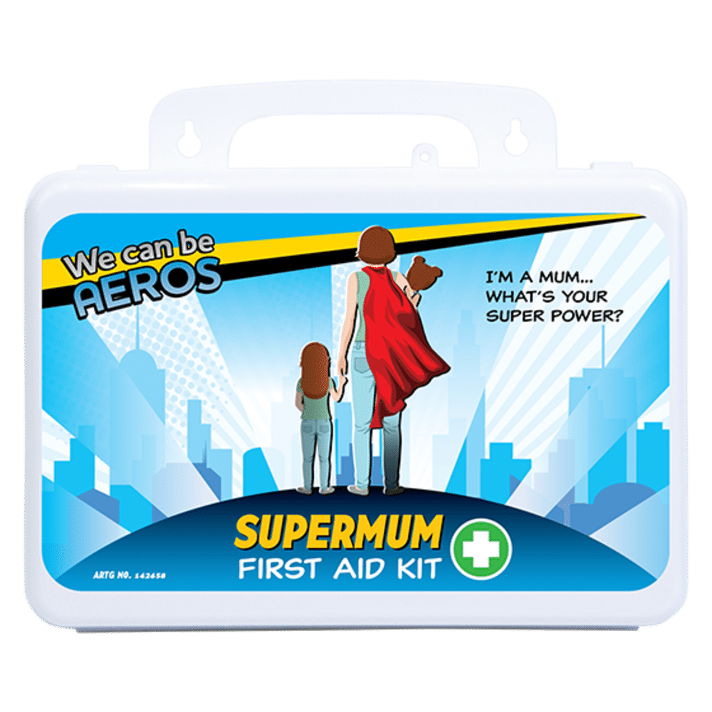 SUPERMUM 2 Series Plastic Waterproof First Aid Kit 21 x 7.5 x 13cm