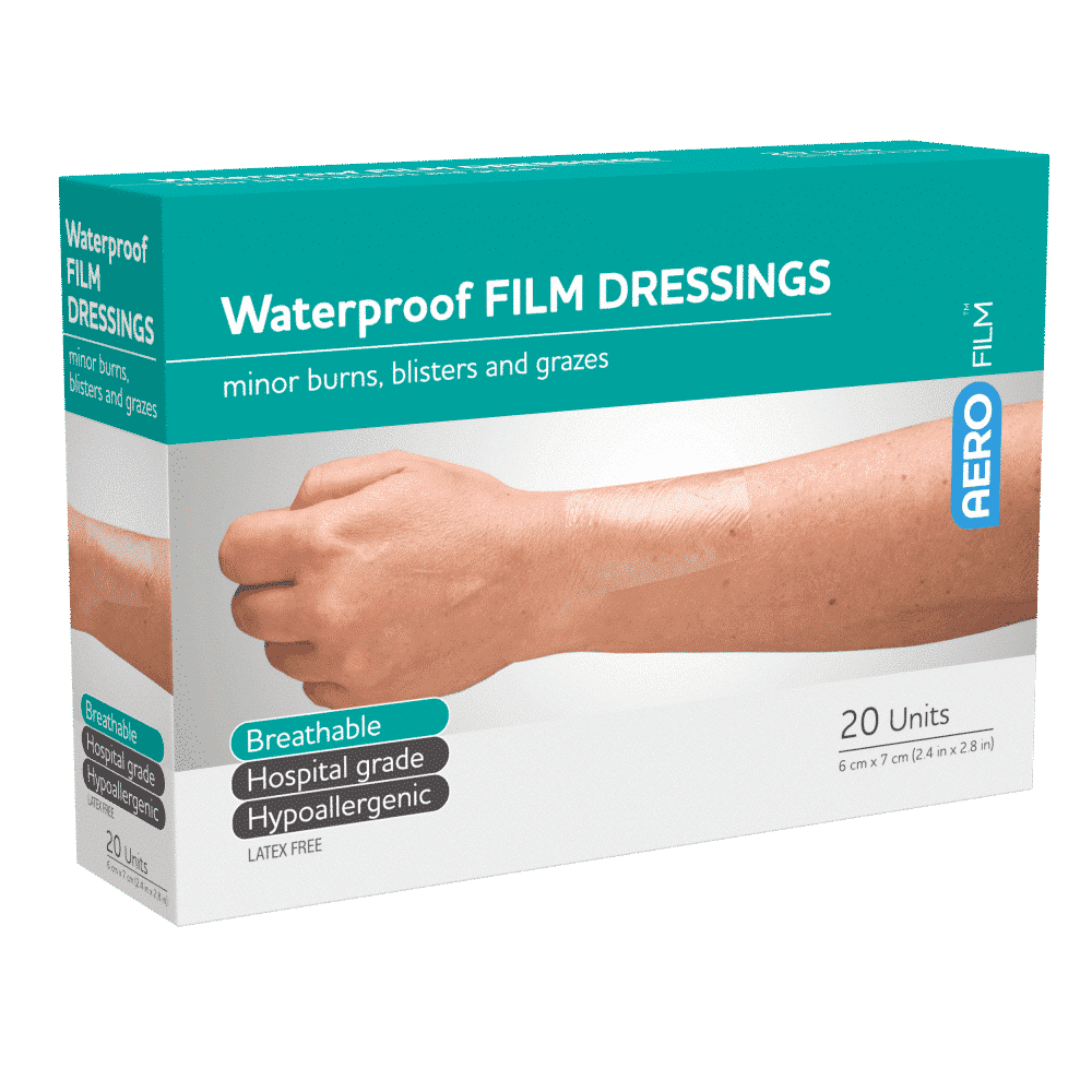 AEROFILM Waterproof Film Dressing 6 x 7cm Box/20