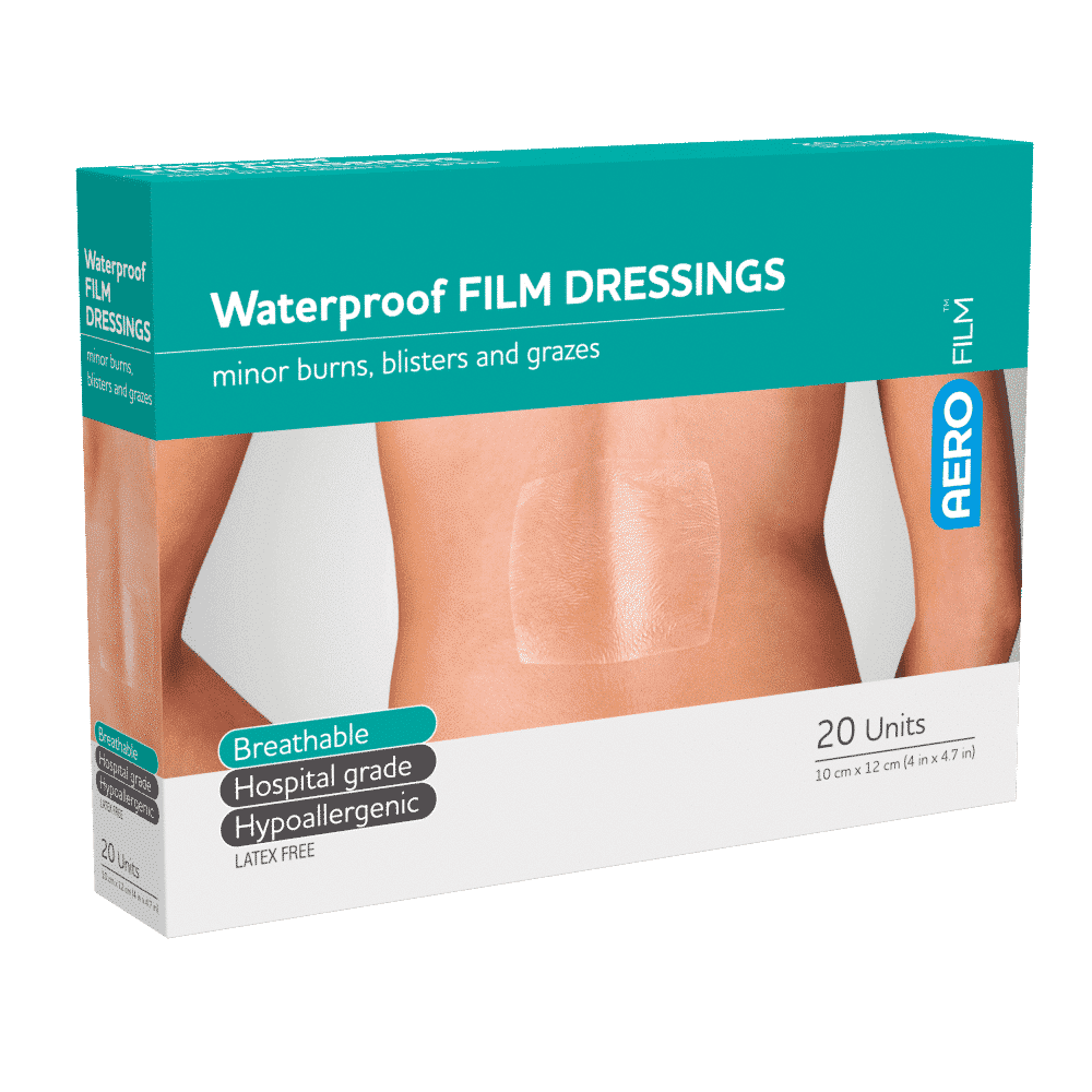 AEROFILM Waterproof Film Dressing 10 x 12cm Box/20