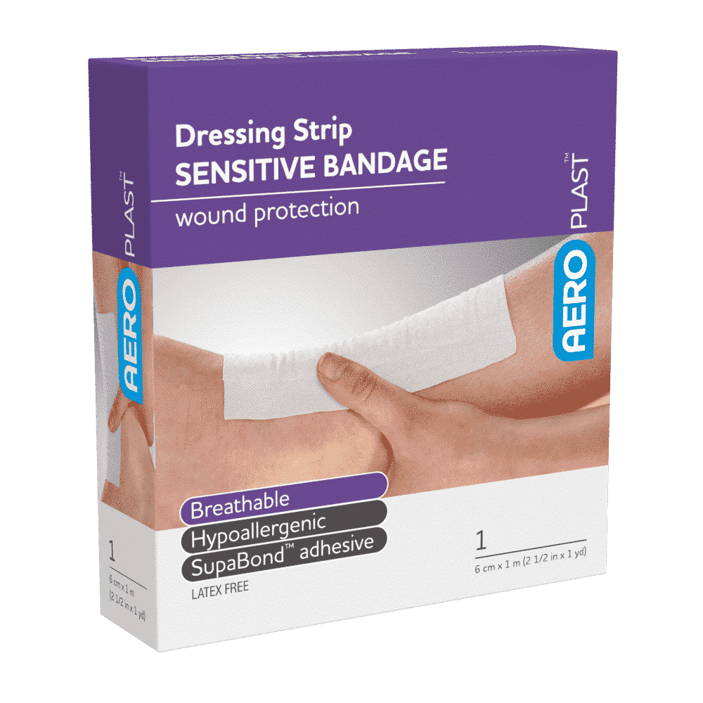 AEROPLAST Sensitive Dressing Strip 6cm x 1M