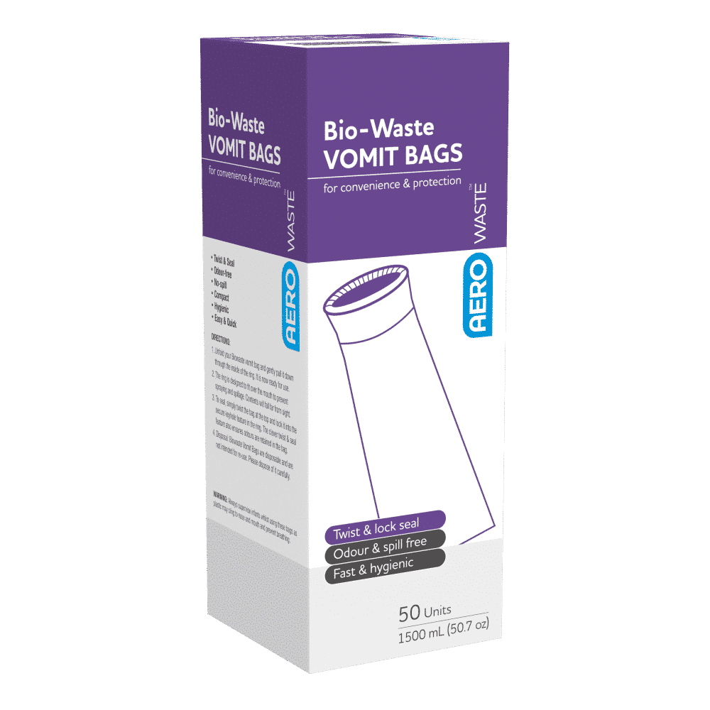 AEROWASTE Bio-Waste Vomit Bag 1500ml Box/50