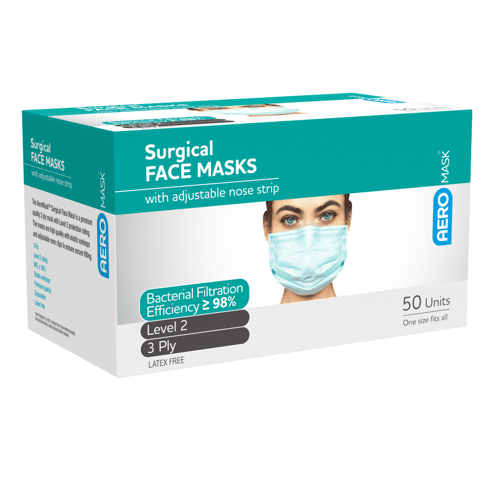 AEROMASK Level 2 Surgical Mask Box/50